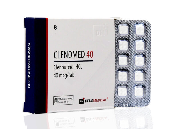 CLENOMED 40 (Clenbuterol) - 50tabs of 40mcg - DEUS-MEDICAL