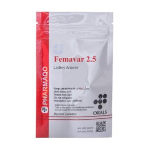 Femavar 2.5 x 100 - Oxandrolone 2.5mg/tab - 100 tabs - Pharmaqo Labs