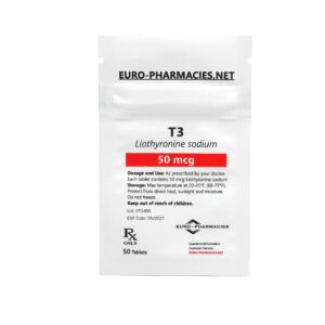 T3 - 50mcg/tab -50 tab/bag - Euro Pharmacies